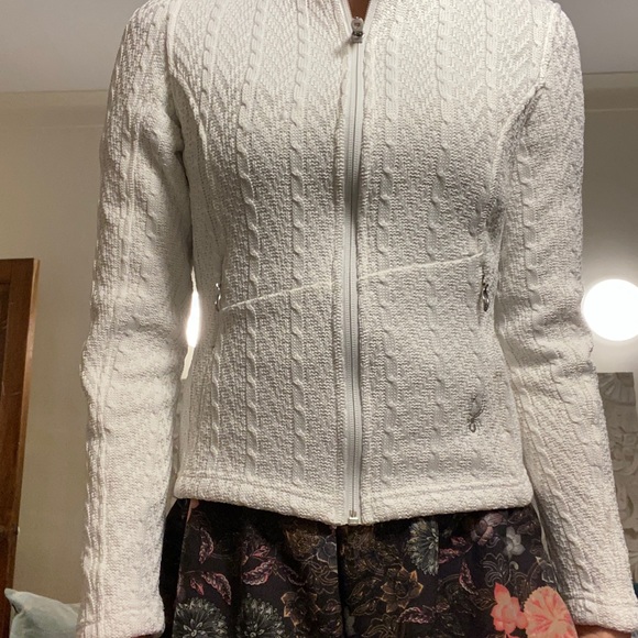 Spyder sky/thermal zipped top - technical wear - Picture 2 of 8